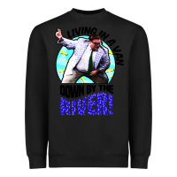 Black chris farley   matt foley nostalgia Heavyweight Sweatshirt - artisFamous