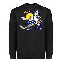 Black fighting saints Heavyweight Sweatshirt - artisFamous