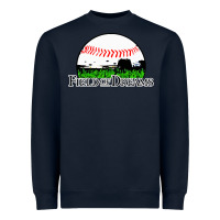 Navy field of dreams Heavyweight Sweatshirt - artisFamous