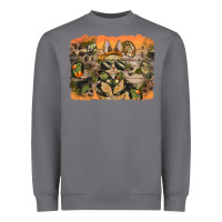 Storm camouflage bunny background Heavyweight Sweatshirt - BarkalooDesign