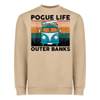 Pogue Life Outer Banks Retro Vintage Heavyweight Sweatshirt | Teevron