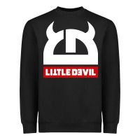 Black little devil Heavyweight Sweatshirt - artisFamous