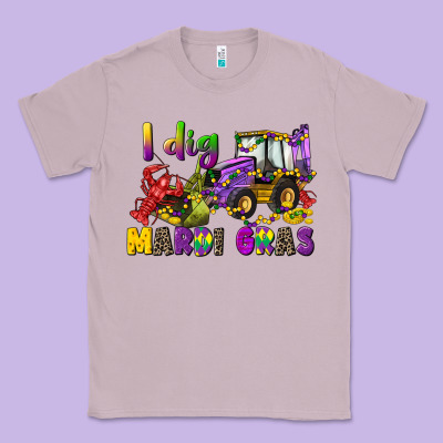 I Dig Mardi Gras Classic Tee Designed By Cowgirlartshop