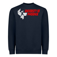 Navy university of phoenix Heavyweight Sweatshirt - artisFamous