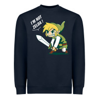 I’m Not Zelda Heavyweight Sweatshirt | Teevron