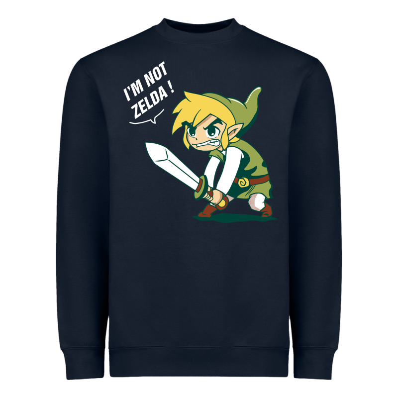 I’m Not Zelda Heavyweight Sweatshirt by artisFamous | Teevron