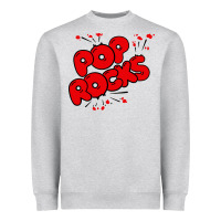 Heather Grey pop rocks Heavyweight Sweatshirt - artisFamous