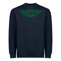 Navy wingstop Heavyweight Sweatshirt - artisFamous