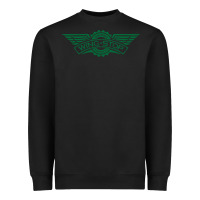 Black wingstop Heavyweight Sweatshirt - artisFamous