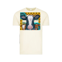 Vintage Arctic Cows Gemstone Sunflowers Tumbler Vintage Tee - CowCowDesign