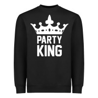 Black party king Heavyweight Sweatshirt - artisFamous