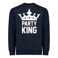 Navy party king Heavyweight Sweatshirt - artisFamous