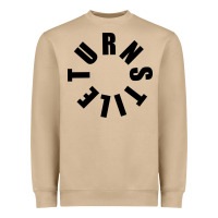 Turnstile Black On White Heavyweight Sweatshirt | Teevron