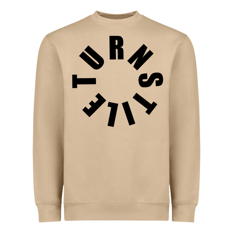 Turnstile Black On White Heavyweight Sweatshirt by artisFamous | Teevron