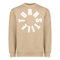 Mushroom TURNSTILE WHITE ON BLACK. Heavyweight Sweatshirt - artisFamous