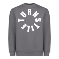 Turnstile White On Black. Heavyweight Sweatshirt | Teevron