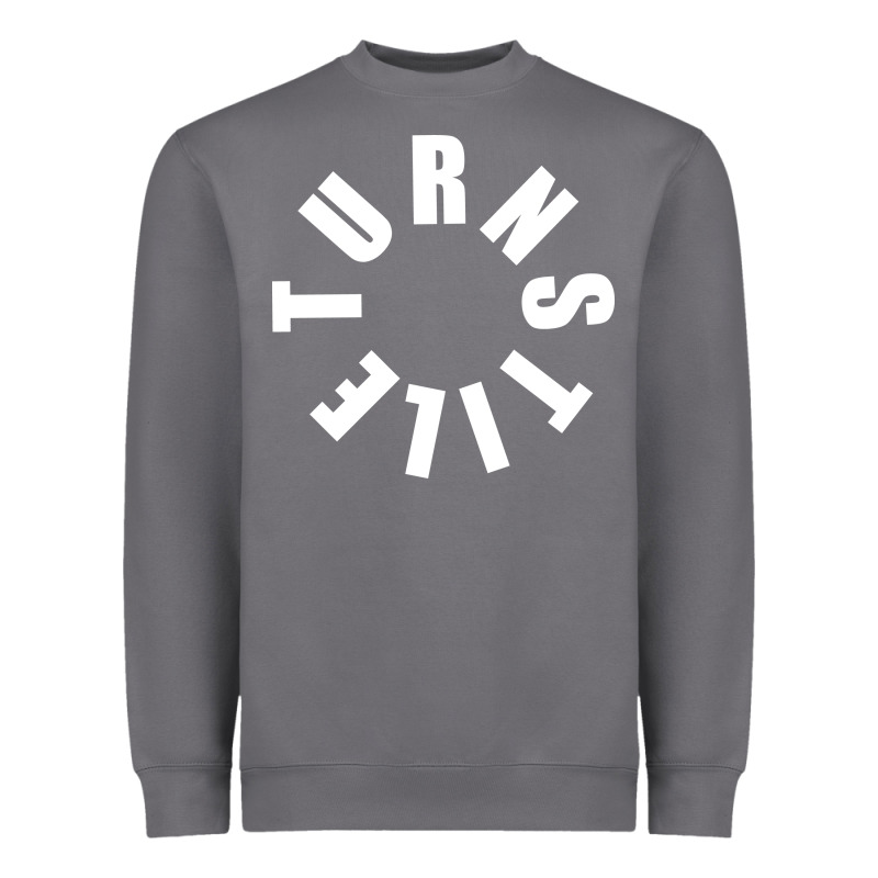 Turnstile White On Black. Heavyweight Sweatshirt by artisFamous | Teevron