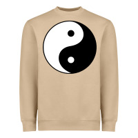 Mushroom Yin and yang Heavyweight Sweatshirt - artisFamous