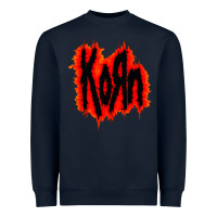 Navy vintage kor'n Heavyweight Sweatshirt - artisFamous