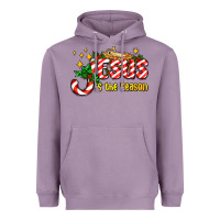 Lavender jesus is the reason with christmas candy ado Heavyweight Hoodie - AdoDesignShop