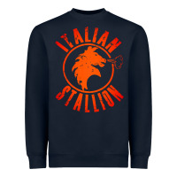 Navy italian stallion Heavyweight Sweatshirt - artisFamous