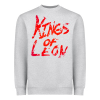 Heather Grey kings of leon Heavyweight Sweatshirt - artisFamous