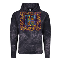 Cloud Black Leopard mama Vintage Hoodie - FaDigitalArtStudio