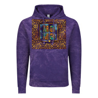 Cloud Purple Leopard mama Vintage Hoodie - FaDigitalArtStudio