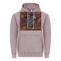 Vintage Zinc Leopard mama Vintage Hoodie - FaDigitalArtStudio