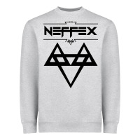 Heather Grey neffex Heavyweight Sweatshirt - artisFamous