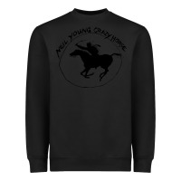 Black neil young Heavyweight Sweatshirt - artisFamous