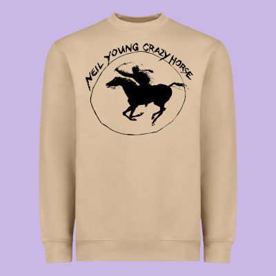 Neil Young Heavyweight Sweatshirt Designed By Artisfamous