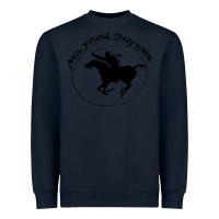 Navy neil young Heavyweight Sweatshirt - artisFamous
