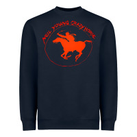 Navy neil young Heavyweight Sweatshirt - artisFamous