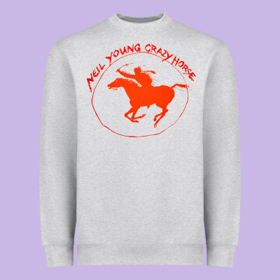 Neil Young Heavyweight Sweatshirt Designed By Artisfamous