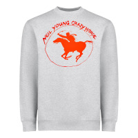 Heather Grey neil young Heavyweight Sweatshirt - artisFamous
