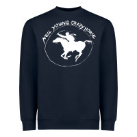 Navy neil young Heavyweight Sweatshirt - artisFamous