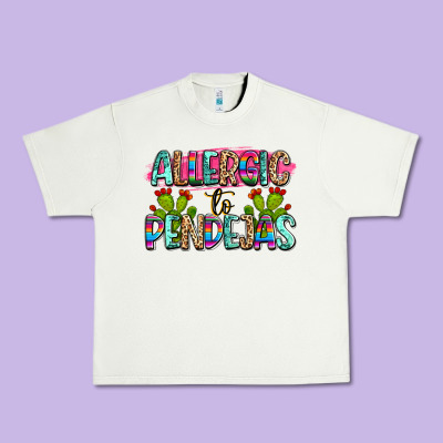 Allergic To Pendejas Mexico Urban Heavy Tee Designed By Fadigitalartstudio