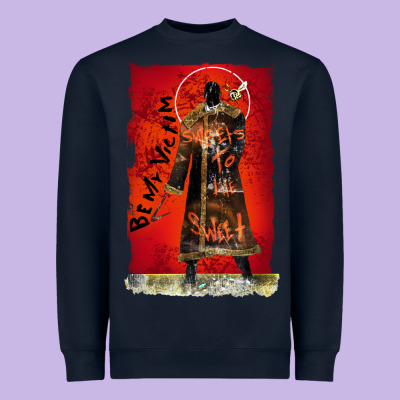 Vintage Candyman Be My Victim Halloween Heavyweight Sweatshirt Designed By Artisfamous