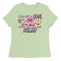 Matcha why fall in love when you can fall asleep Ladies Tee - CowGirlArtShop
