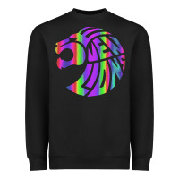 Black reflective 7 lions Heavyweight Sweatshirt - artisFamous
