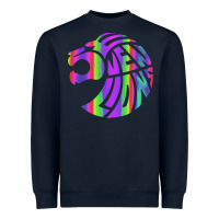 Navy reflective 7 lions Heavyweight Sweatshirt - artisFamous