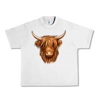 Lunar Rock long haired cow Urban Heavy Tee - Jasminsmagicworld