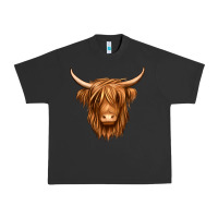 Pigment Black long haired cow Urban Heavy Tee - Jasminsmagicworld