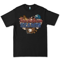 Black Touchdown season Baseball Premium Tee - HowdyJamesFarm