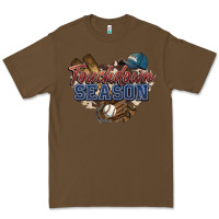 Cacao Touchdown season Baseball Premium Tee - HowdyJamesFarm