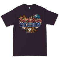 Plum Touchdown season Baseball Premium Tee - HowdyJamesFarm