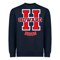 Navy howard 1867 university Heavyweight Sweatshirt - artisFamous