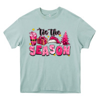 Arona Pink 'tis the season Christmas Heavy Core Tee - texasbilliewilder