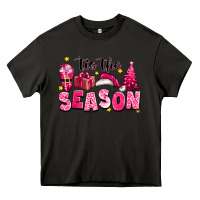Asphalt Pink 'tis the season Christmas Heavy Core Tee - texasbilliewilder
